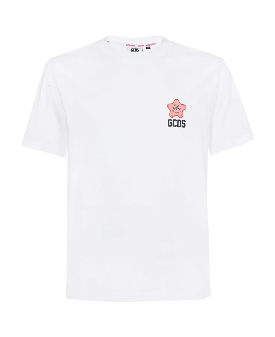Star-Patch Logo-Print T-Shirt