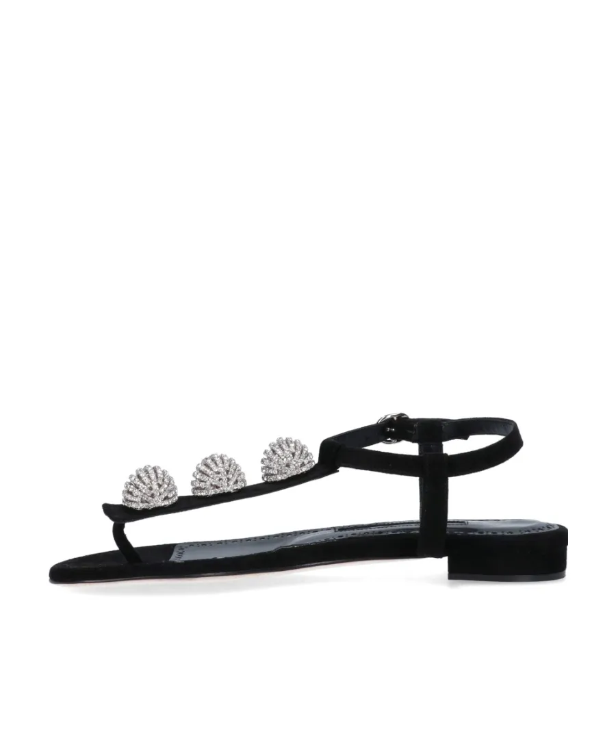Manolo Blahnik Embellished Buckle-Fastened Sandals