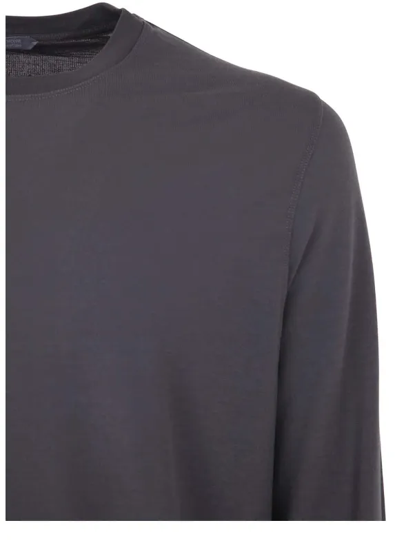 Long-Sleeved Cotton Sweatshirt