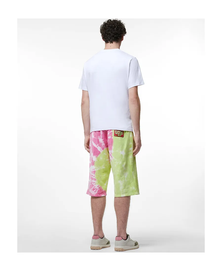Tie-Dye Print Bermuda Shorts