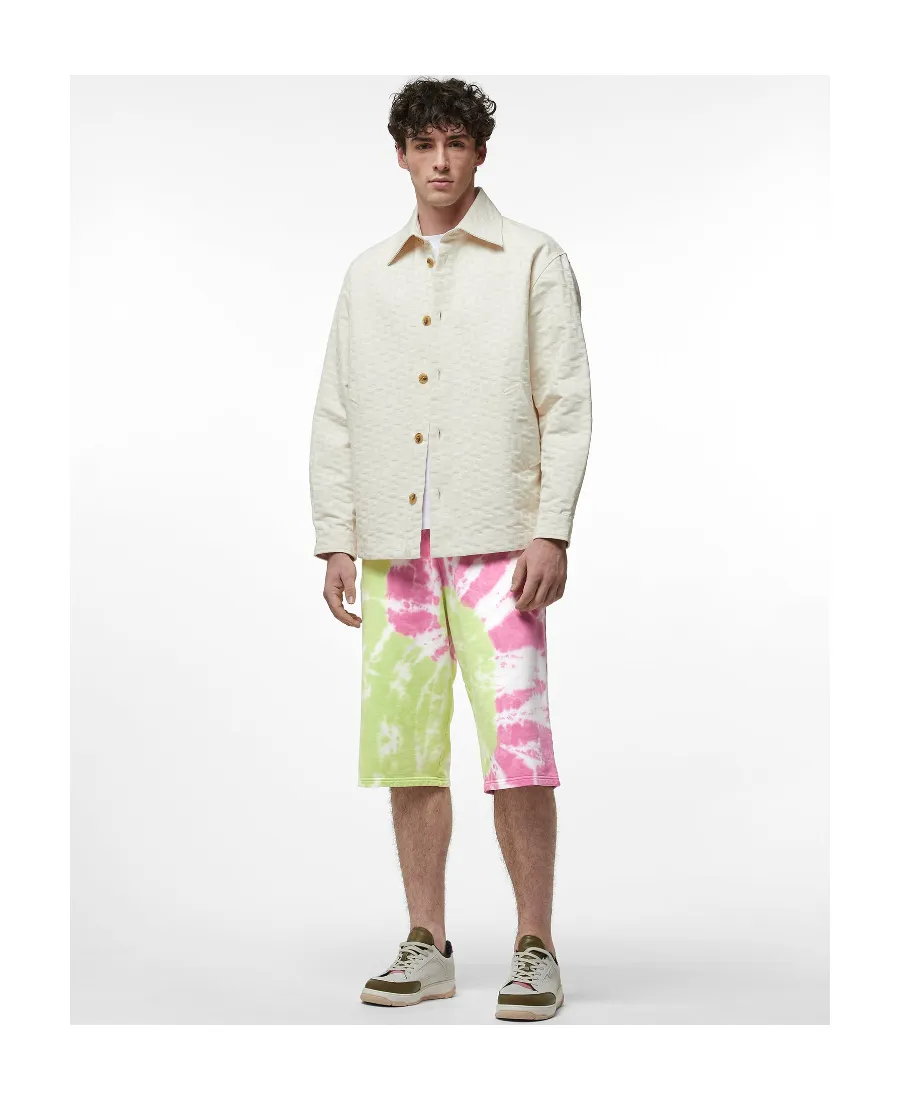Tie-Dye Print Bermuda Shorts