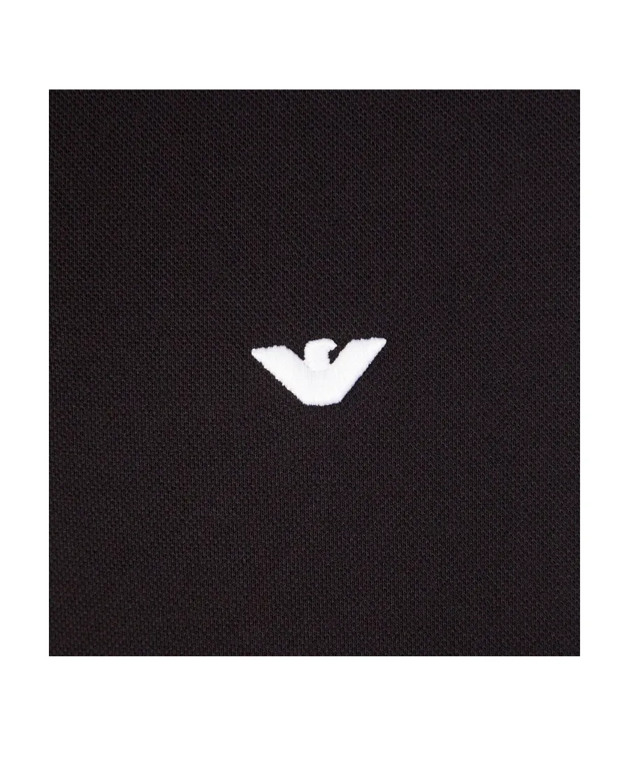 Emporio Armani Logo Embroidered Short-Sleeved Polo Shirt