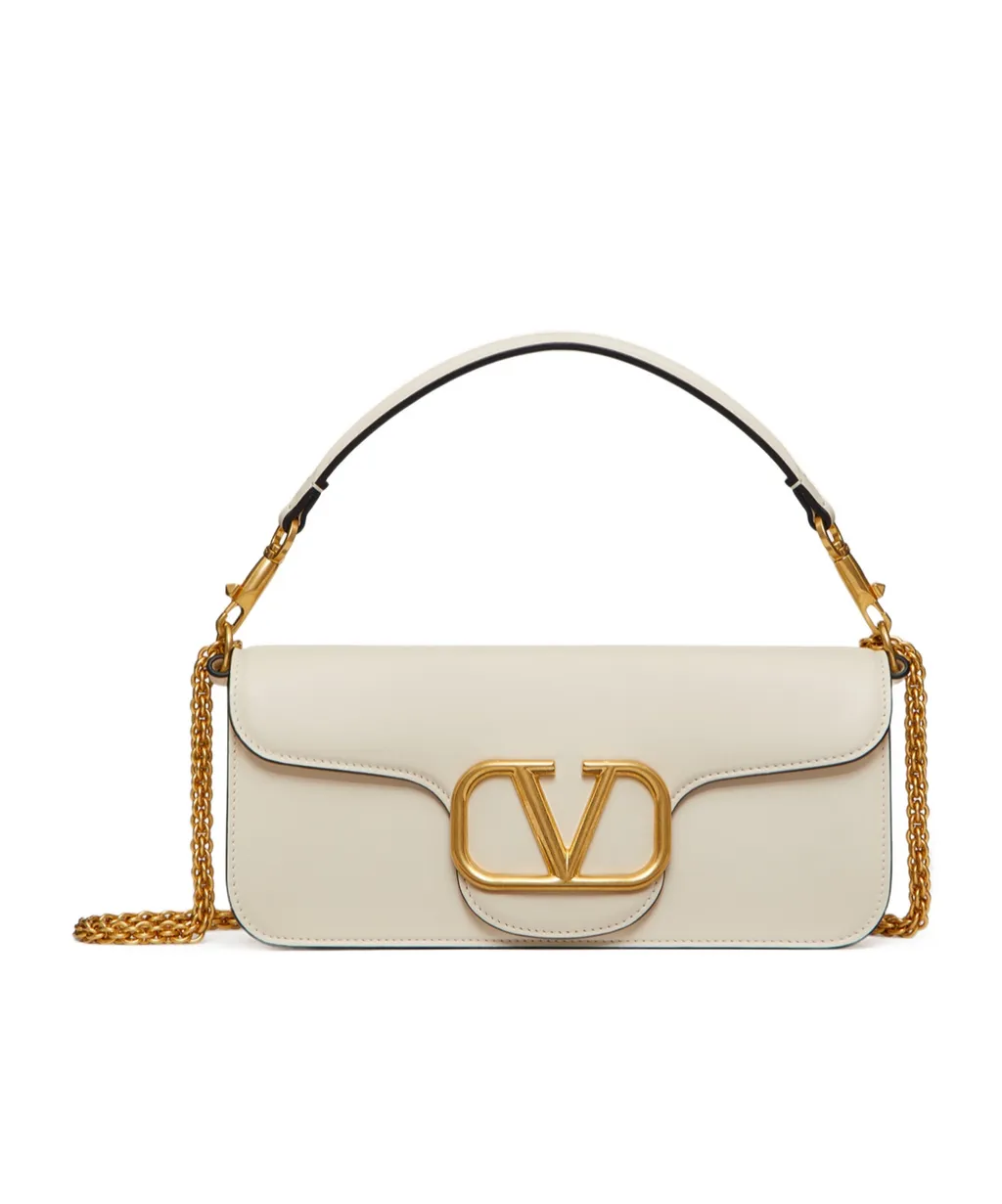 Valentino	Vlogo Plaque Foldover Top Shoulder Bag