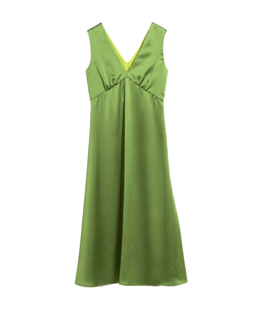 Trumpet Satin Dress