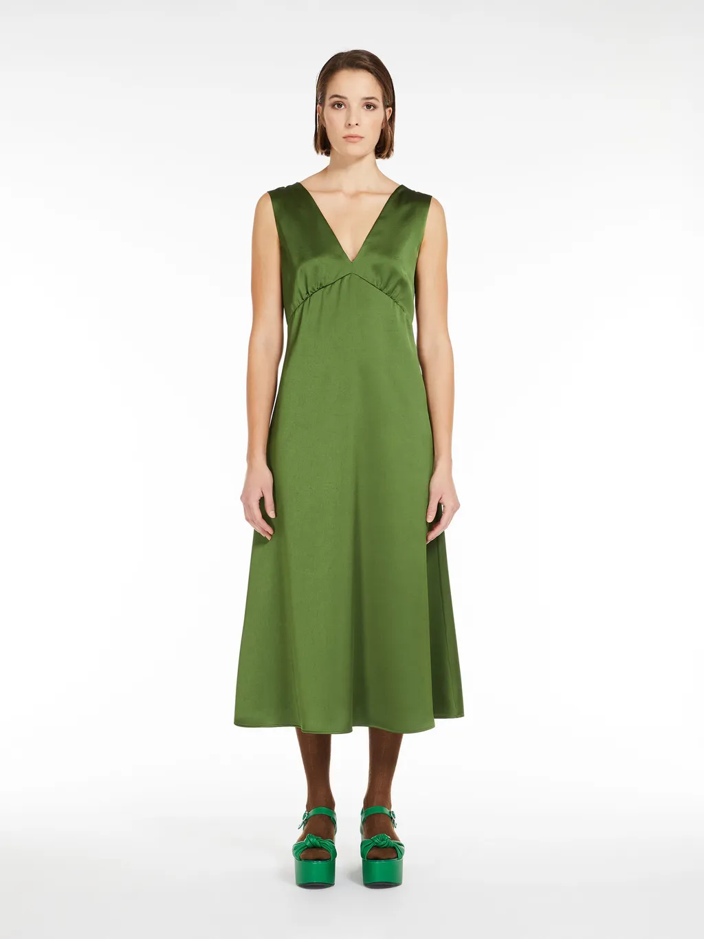 Trumpet Satin Dress