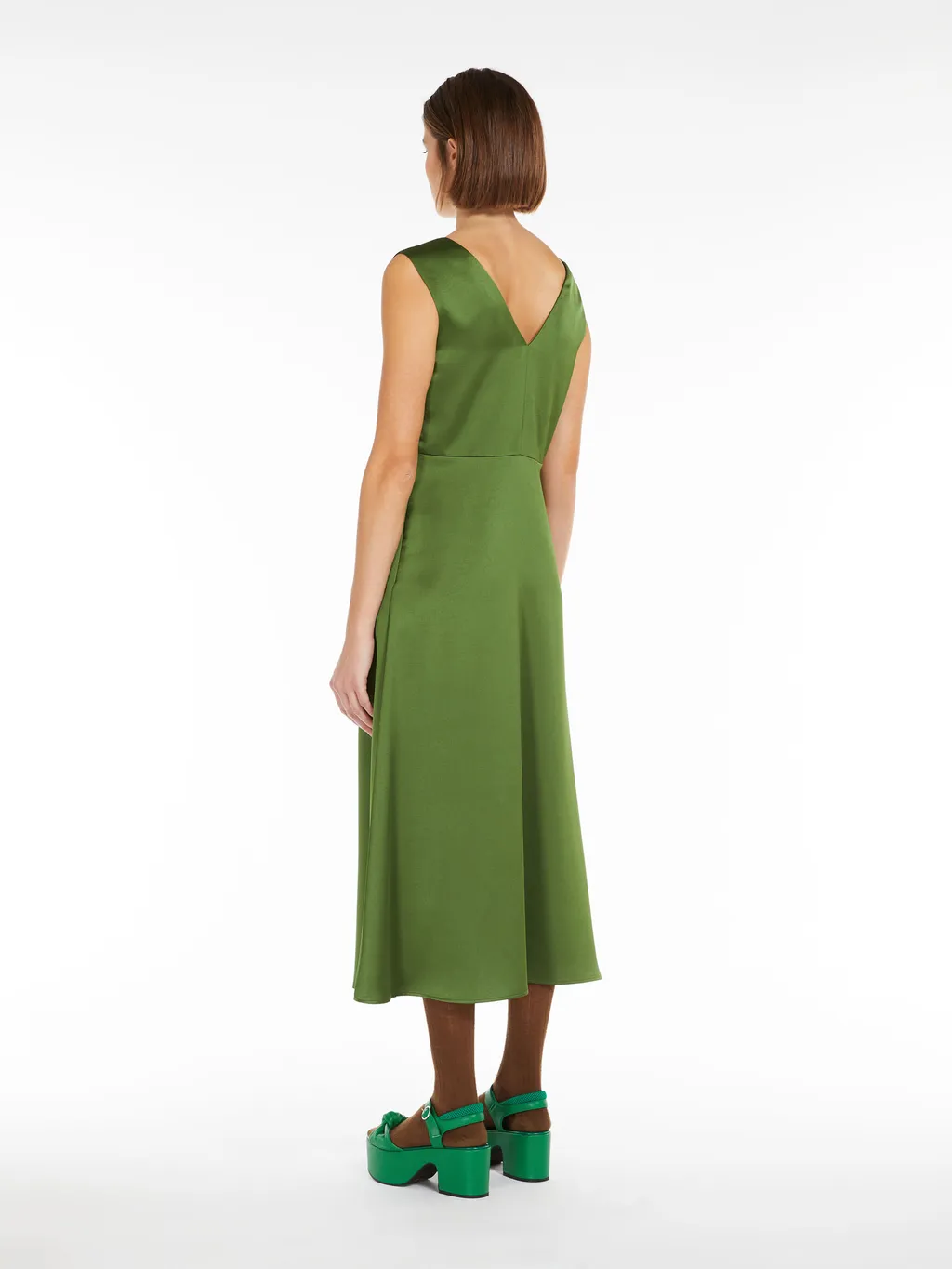 Trumpet Satin Dress
