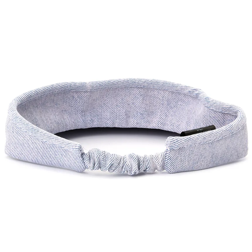 Logo-Embroidered Denim Visor Cap