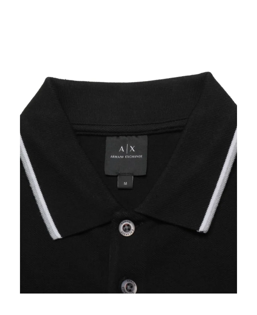 Contrasting-Trim Polo Shirt