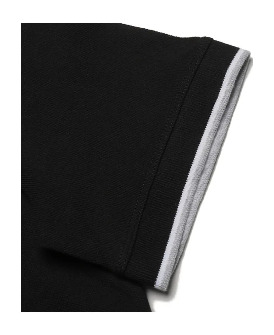 Contrasting-Trim Polo Shirt