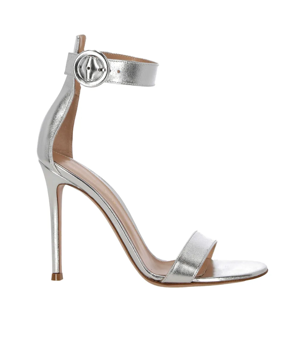Gianvito Rossi Portofino Buckle-Strapped Heeled Sandals