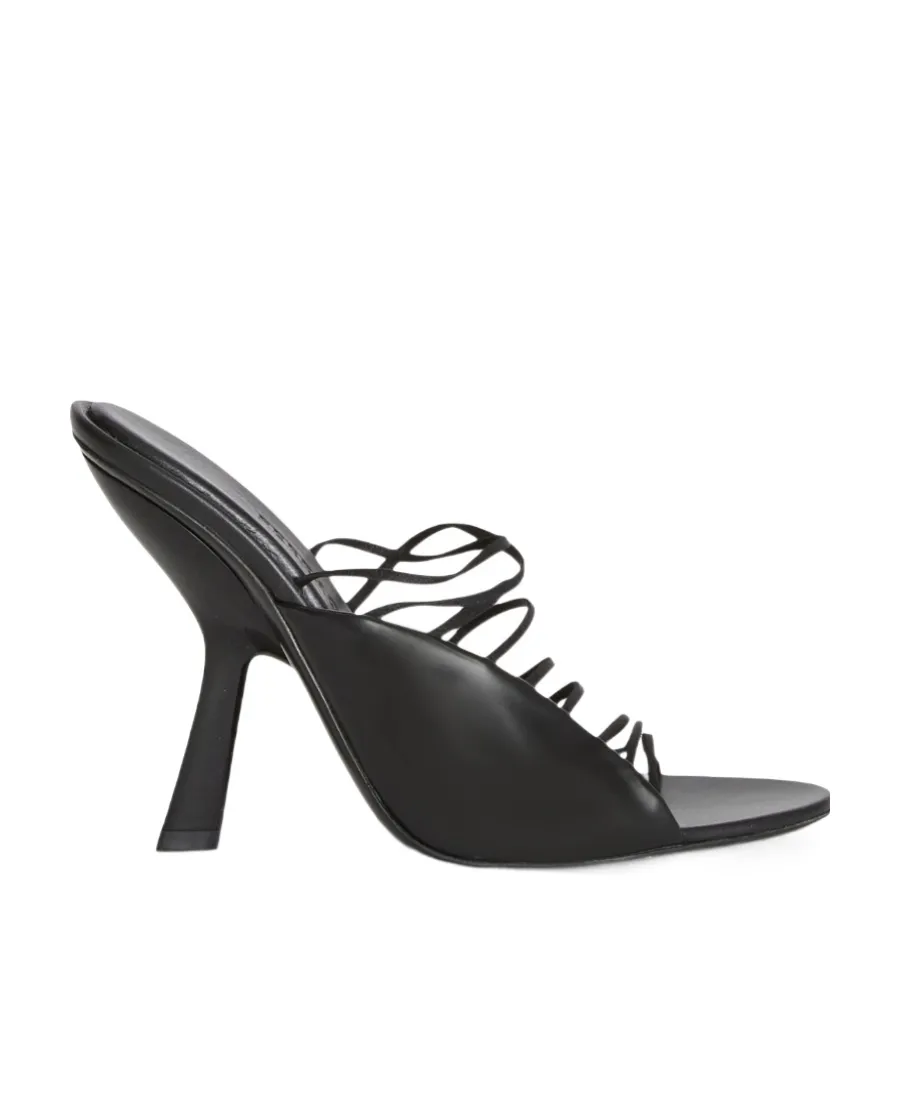 Hollow-Out High-Heeled Sandals