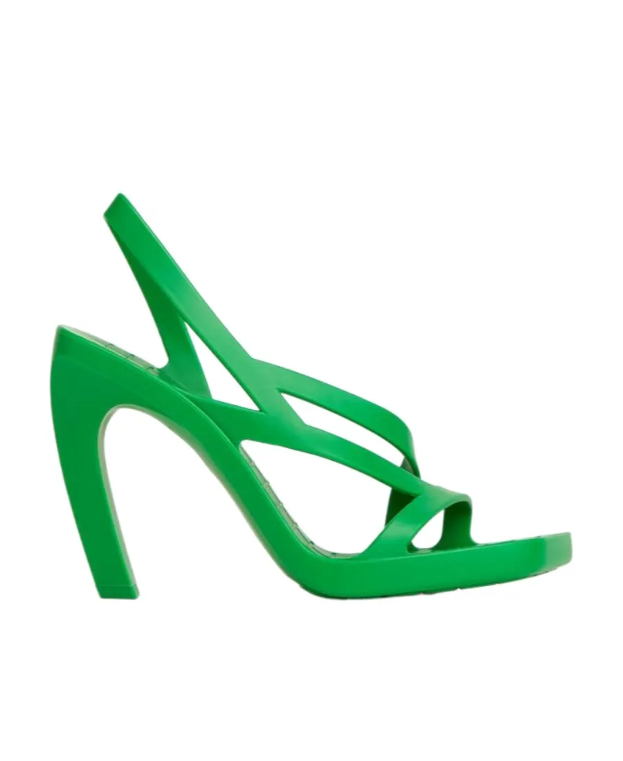 Bottega Veneta Jimbo Slingback Heeled Sandals