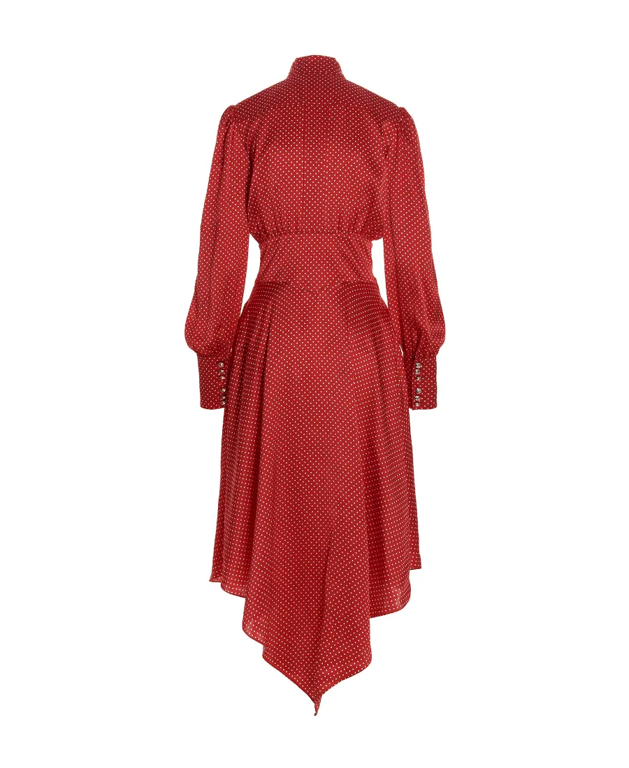 Alexandre Vauthier Asymmetric Long-Sleeved Dress