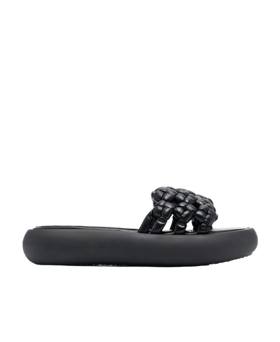 Woven Thick-Soled Slippers