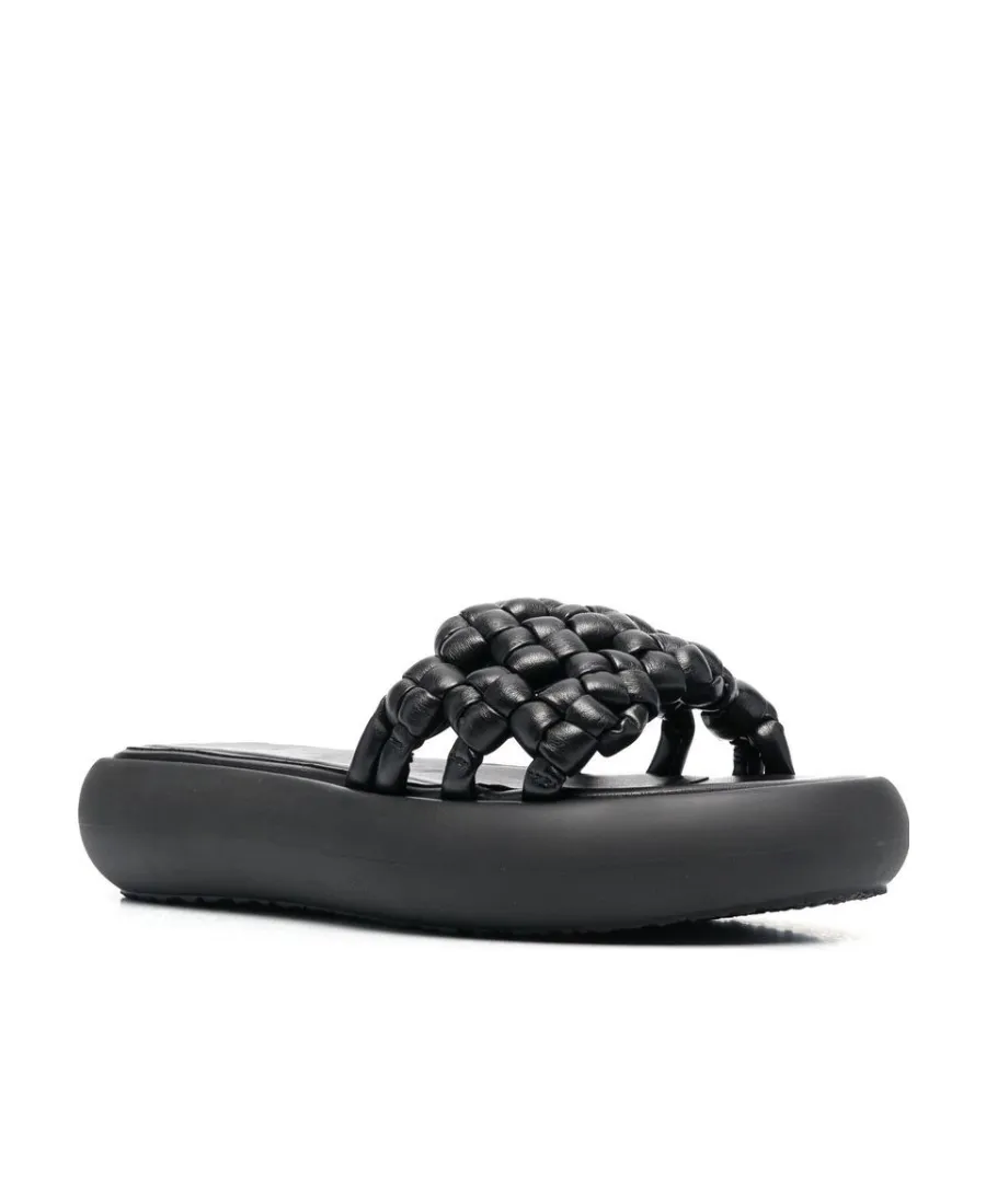 Woven Thick-Soled Slippers