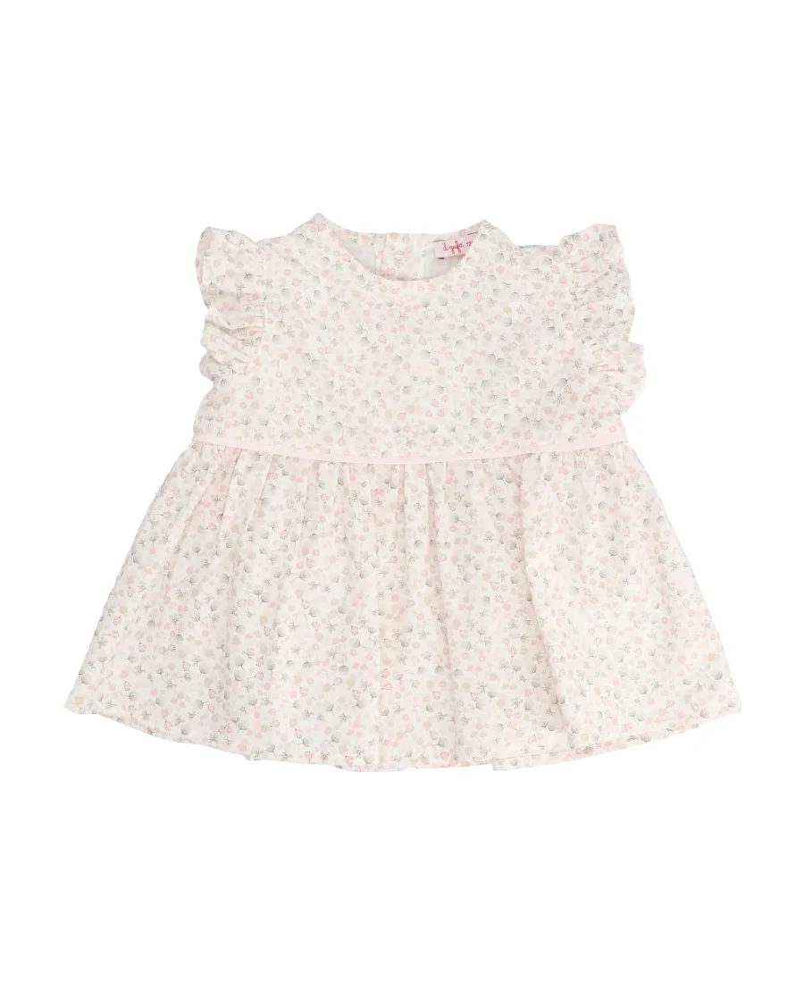 Il Gufo Floral-Printed Ruffled Trim Shorties