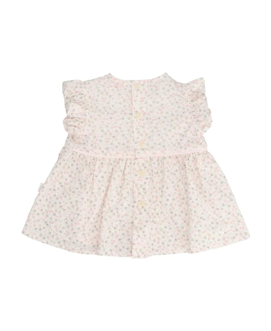 Il Gufo Floral-Printed Ruffled Trim Shorties
