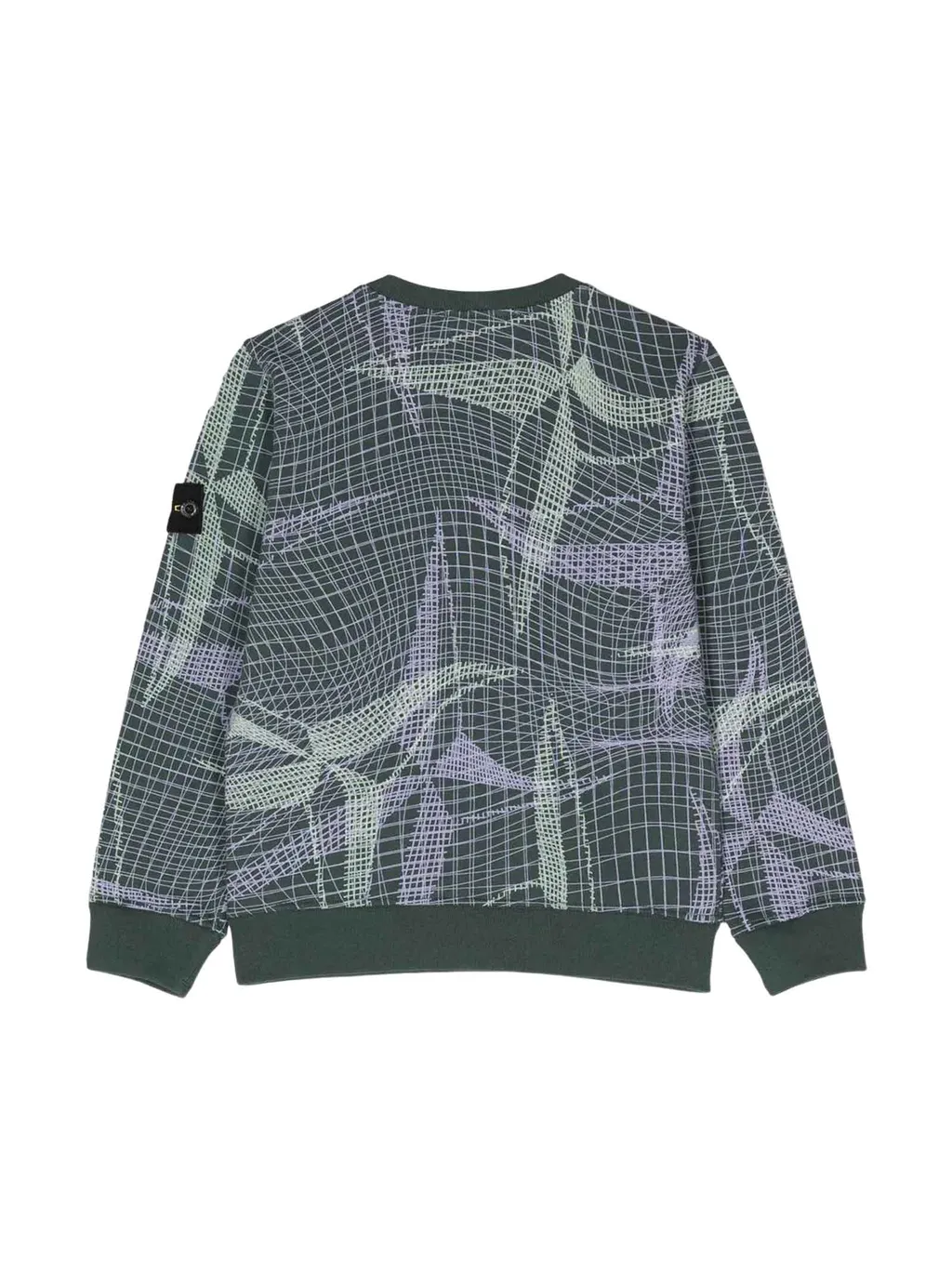 Logo-Patch Crew Neck Sweatshirt