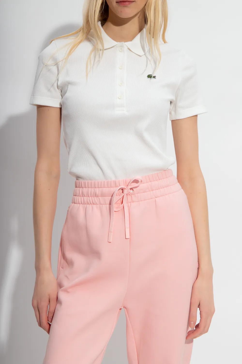 Logo-Patch Cotton Polo Shirt