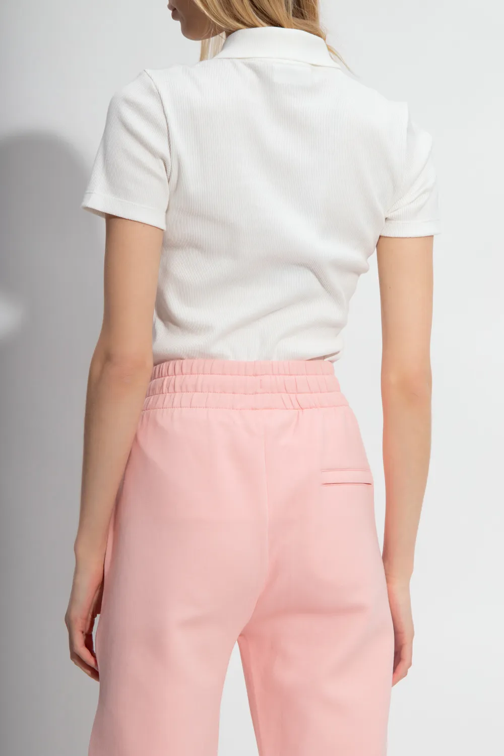 Logo-Patch Cotton Polo Shirt