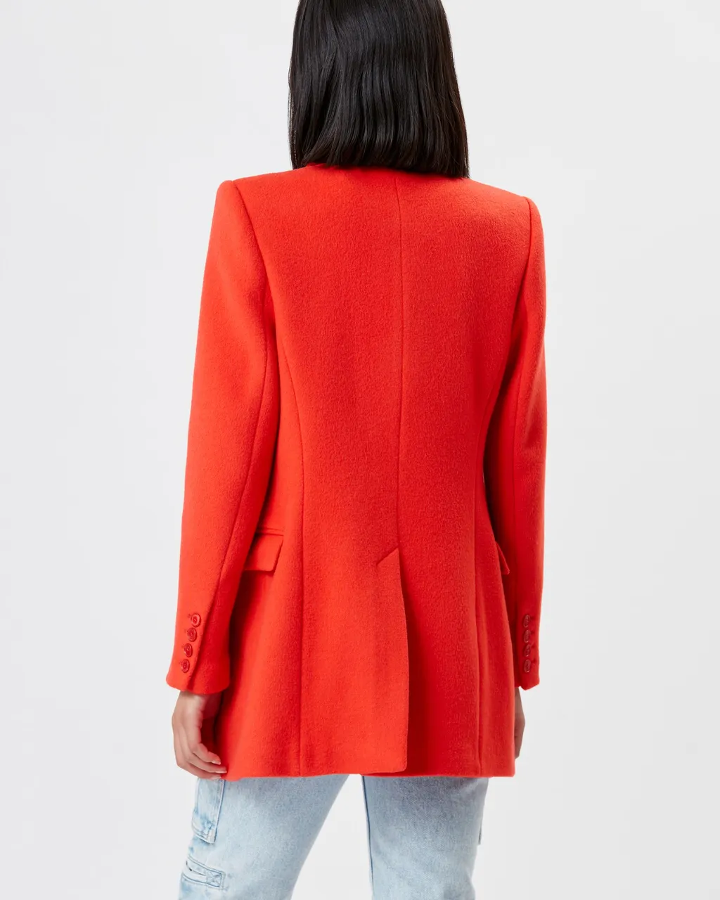 Lileya Double Breasted Virgin Wool Coat