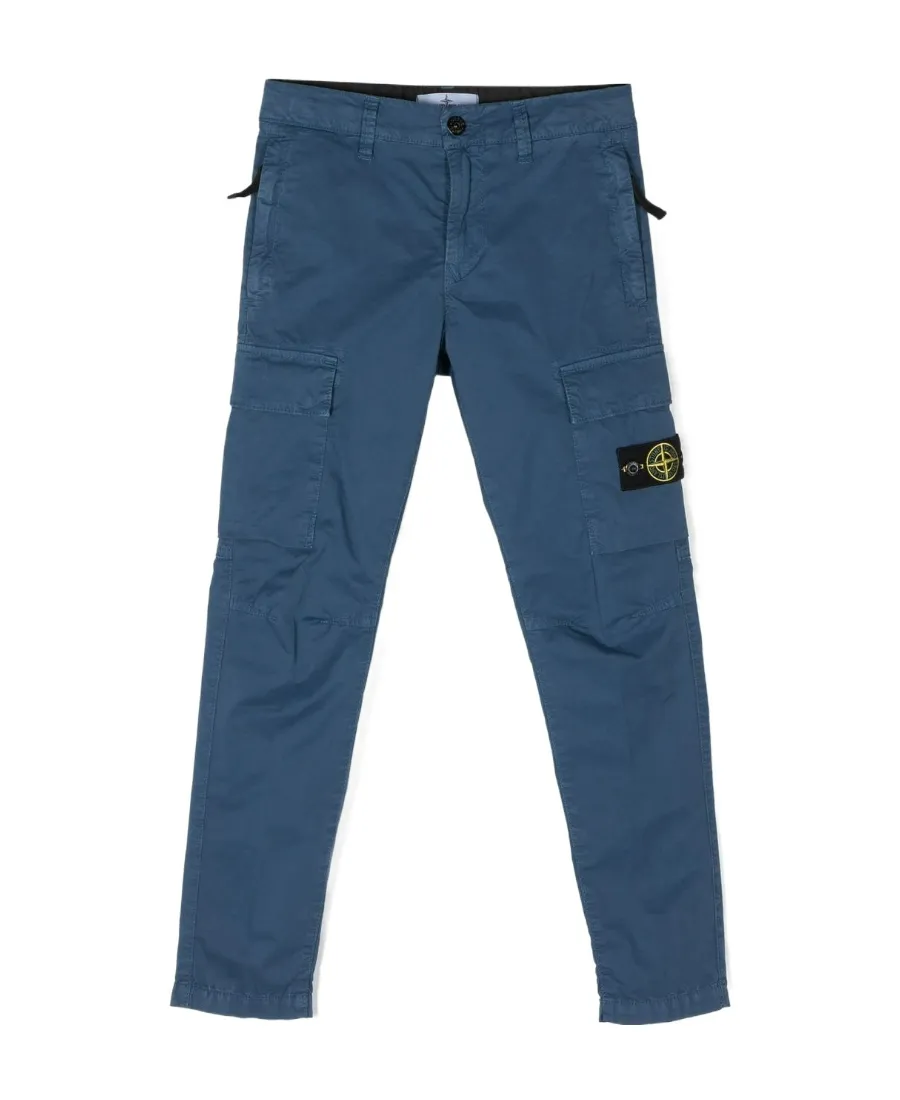 Logo Patch Cargo Pants