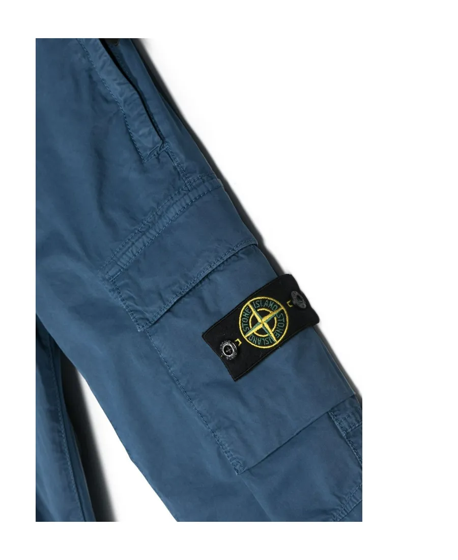 Logo Patch Cargo Pants