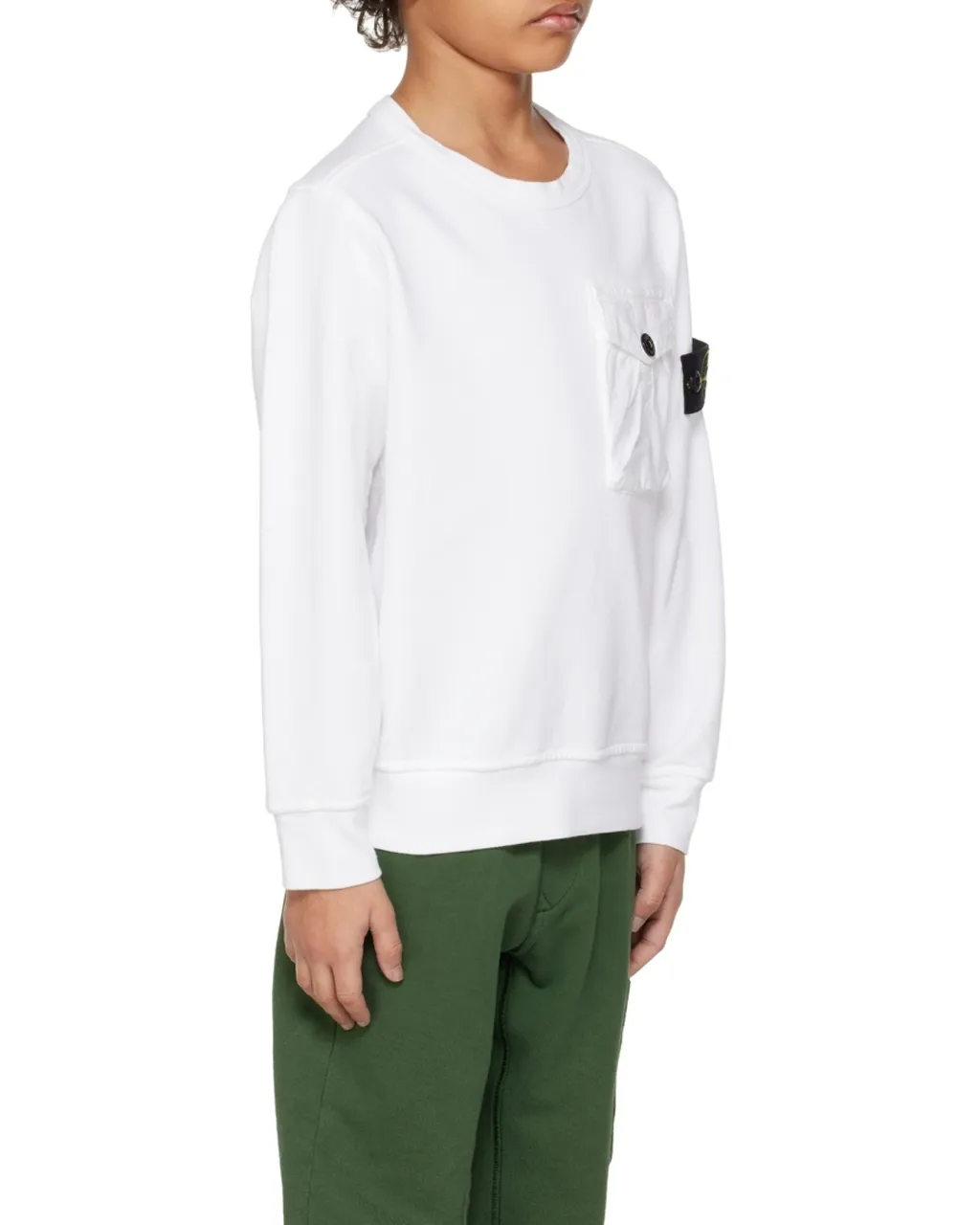 Chest-Pocket Cotton Sweatshirt