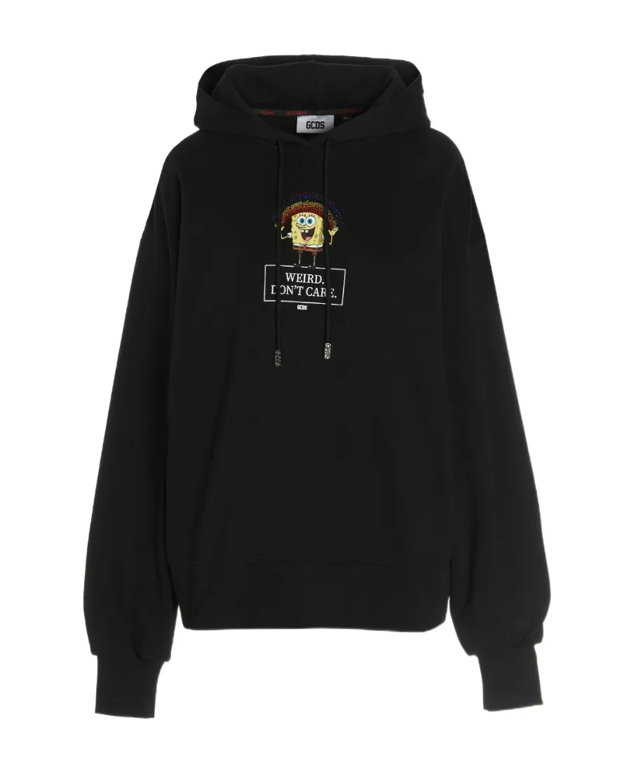 Gcds X Spongebob Graphic Printed Drawstring Hoodie