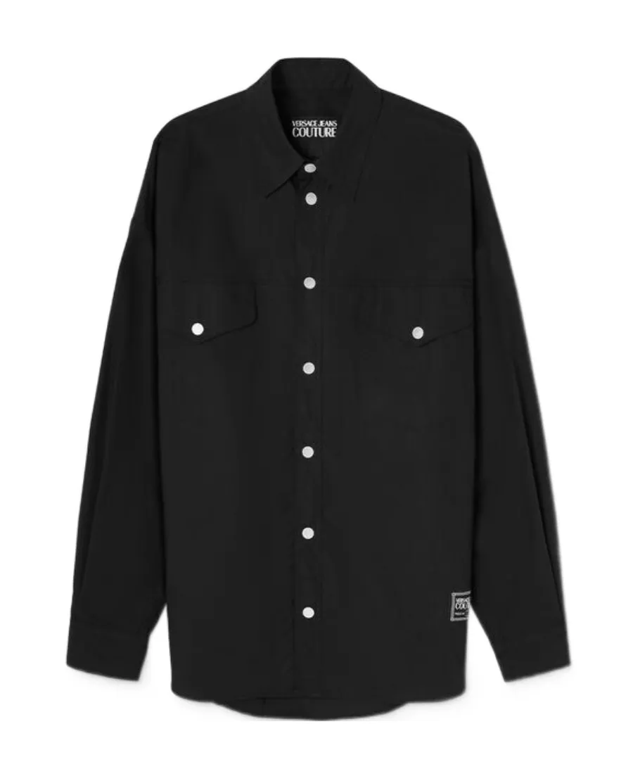 Single-Breasted Long-Sleeved Shirt