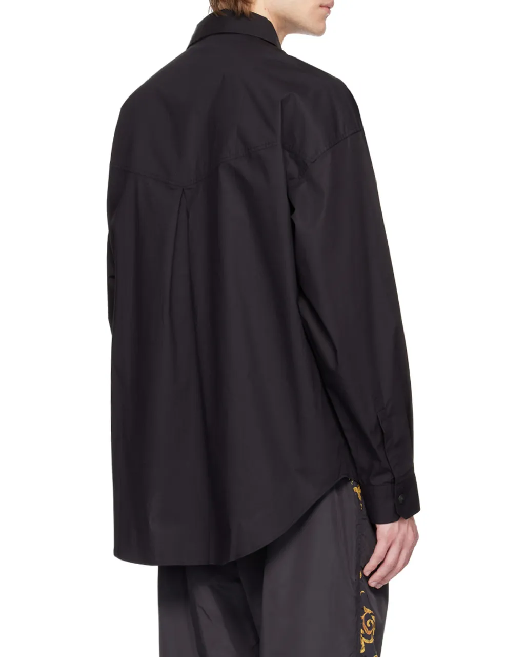 Single-Breasted Long-Sleeved Shirt