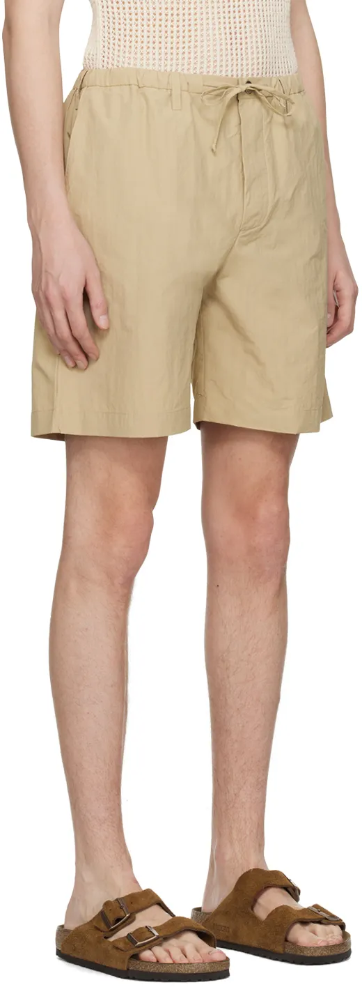 Elasticated-Waist Shorts