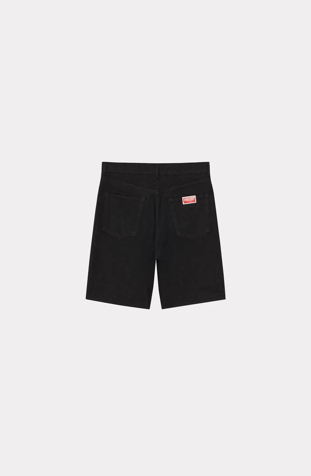 Kenzo Himawari Mid-Rise Denim Shorts