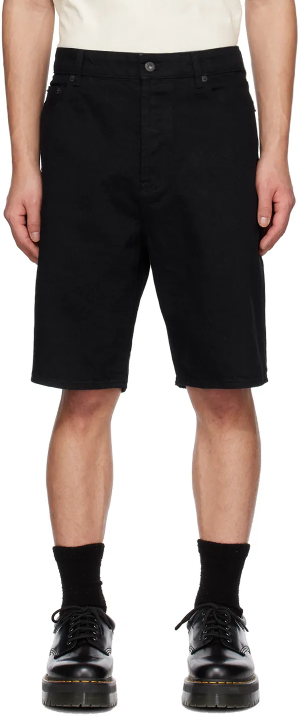 Kenzo Himawari Mid-Rise Denim Shorts