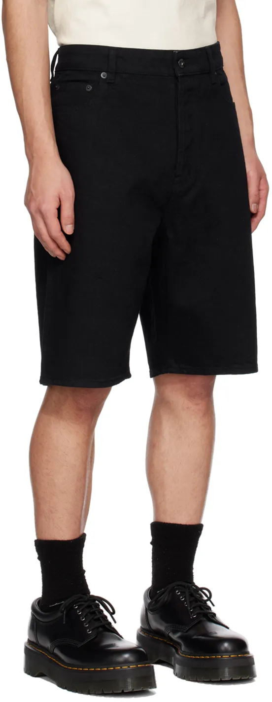 Kenzo Himawari Mid-Rise Denim Shorts