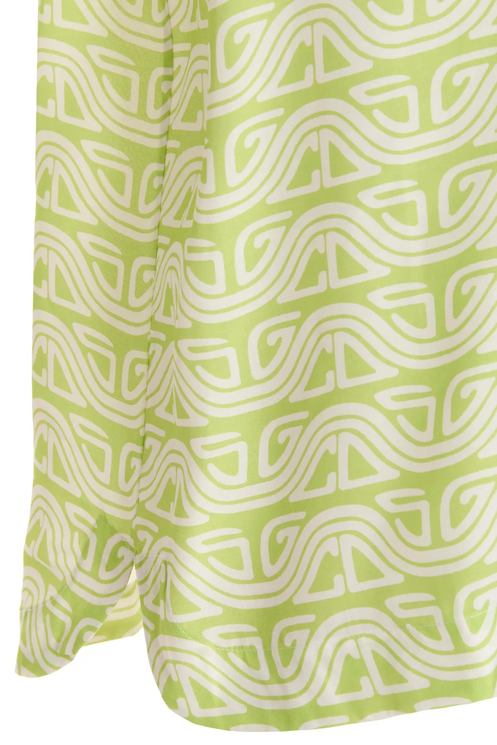 Gcds Waved Logo Printed Buttoned Shirt