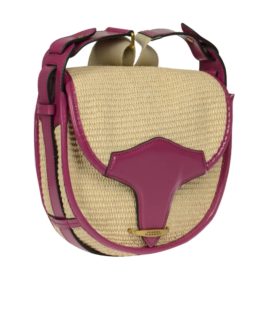 Botsy Small Satchel Raffia Bag
