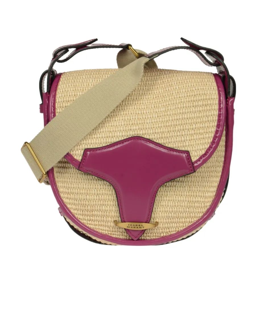 Botsy Small Satchel Raffia Bag