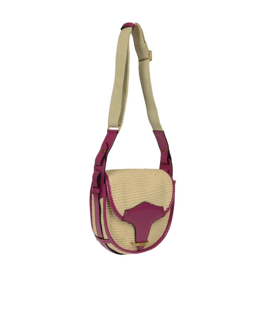 Botsy Small Satchel Raffia Bag