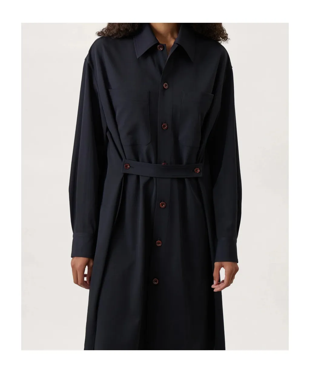 Lemaire Pleated Shirt Dress
