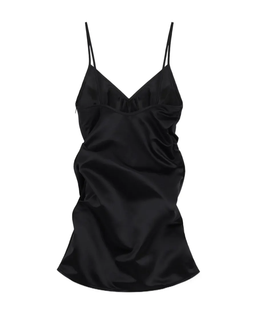 Satin Suspender Dress