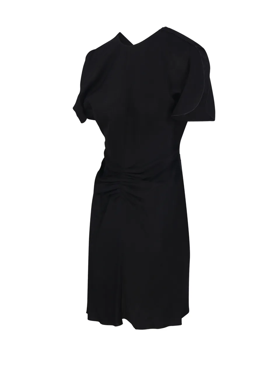 Gathered-Detail Mini Dress