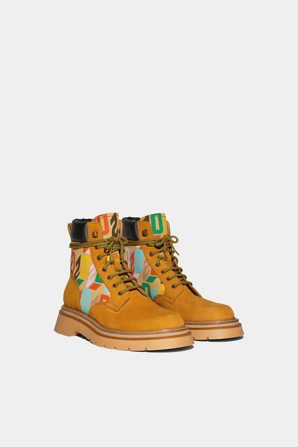 Ankle-Length Lace-Up Boots