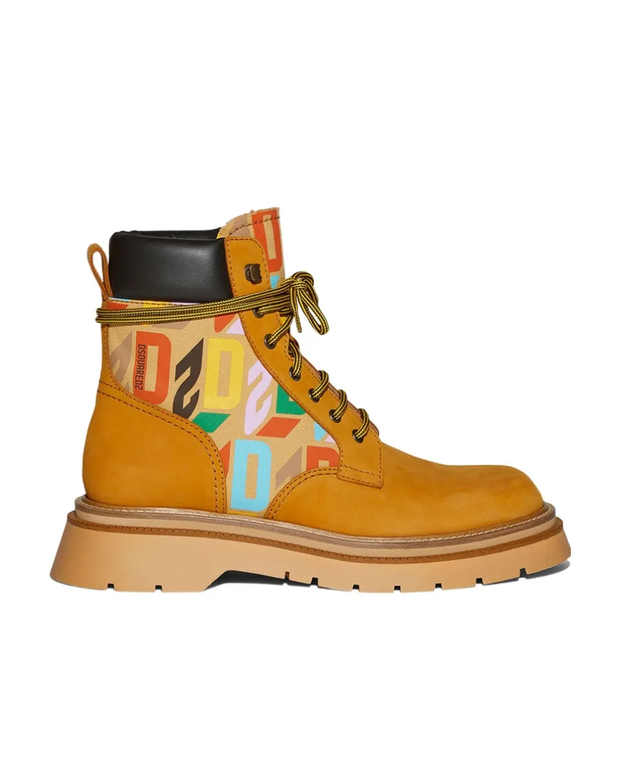 Ankle-Length Lace-Up Boots