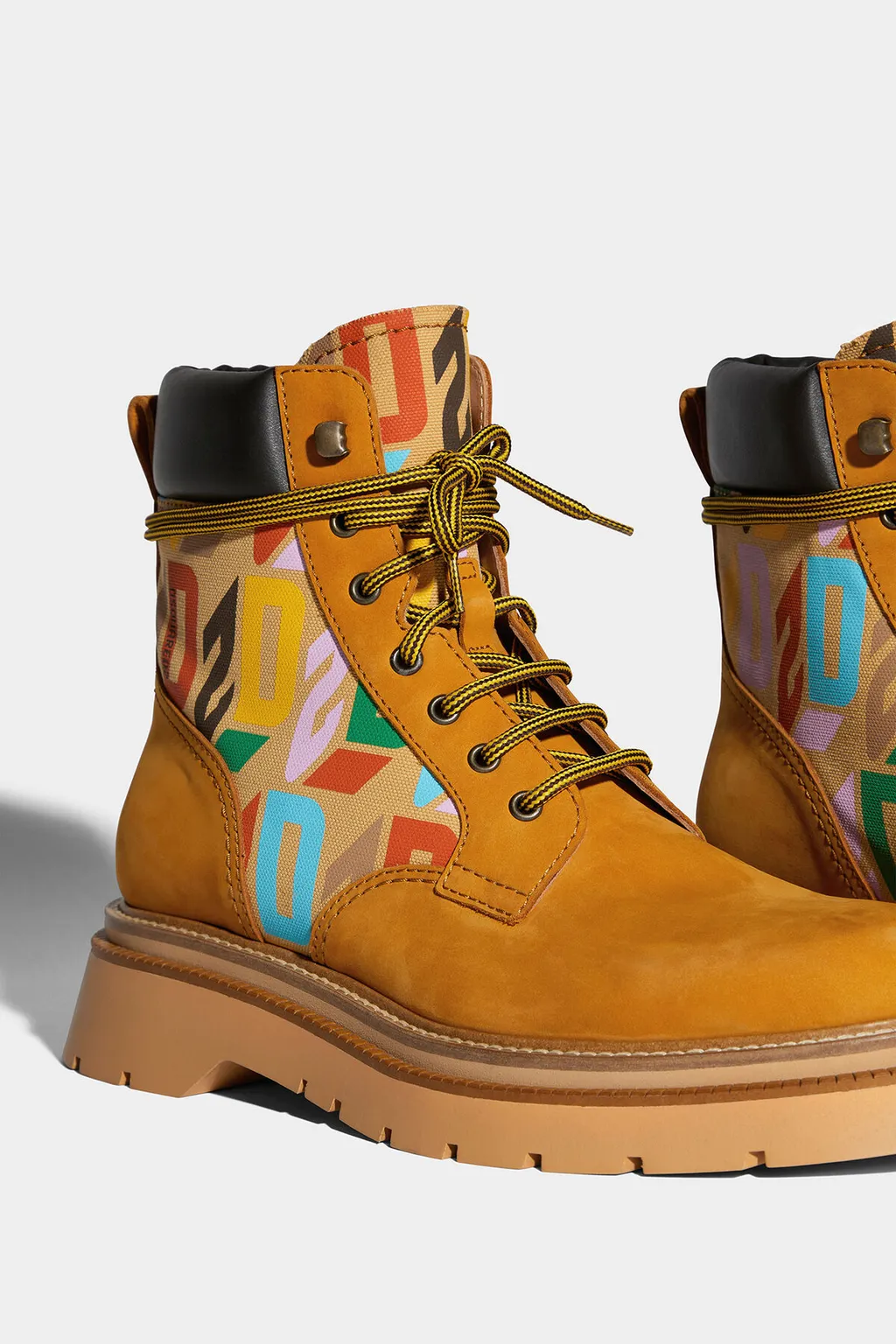 Ankle-Length Lace-Up Boots