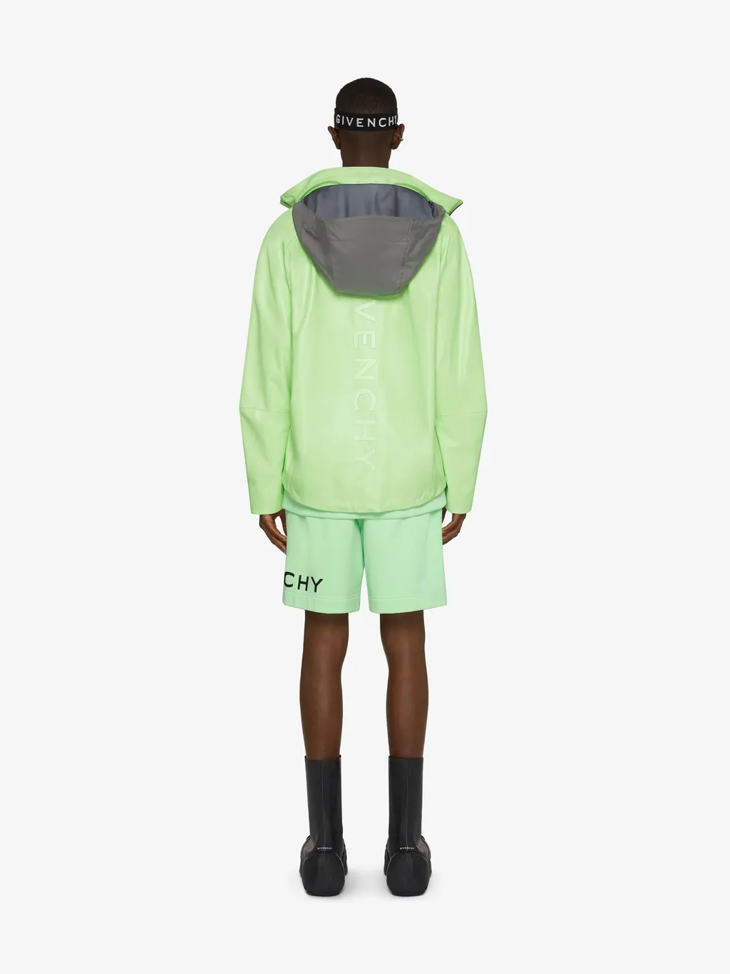 Givenchy Leather Windbreaker Jacket