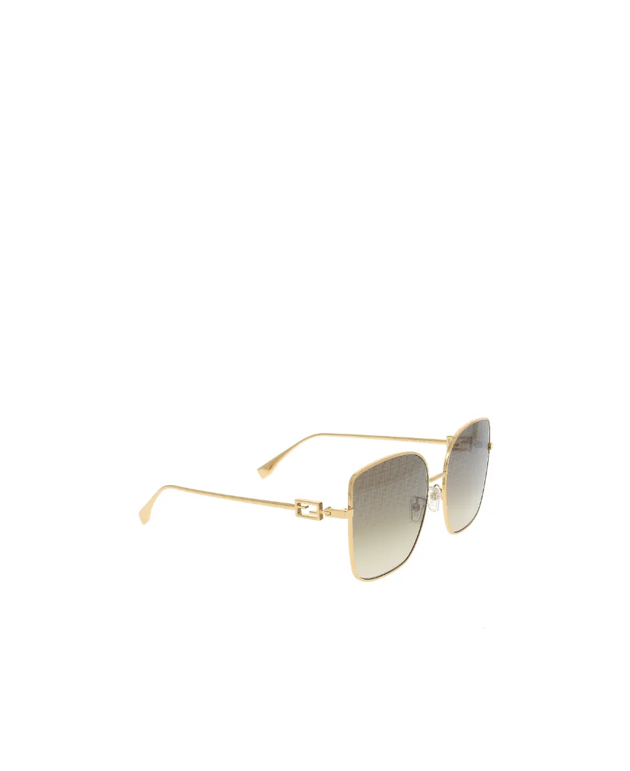 Fendi Eyewear Oversized Frame Sunglasses