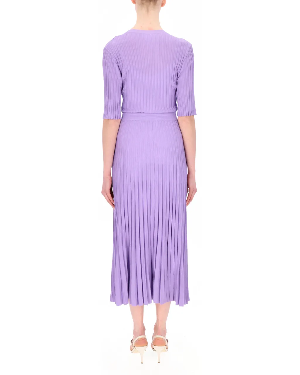 Abitro Pleated Midi Dress