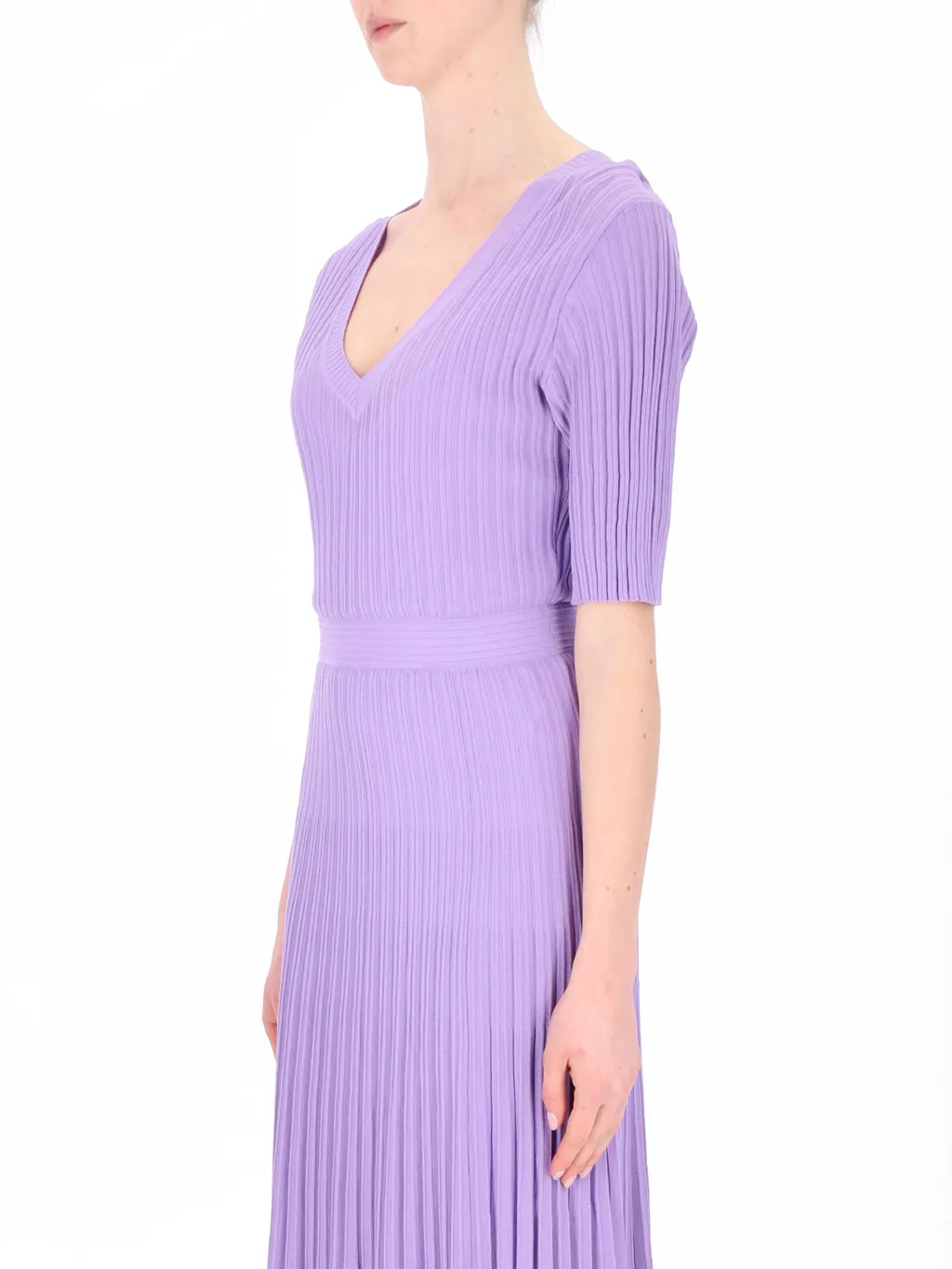 Abitro Pleated Midi Dress