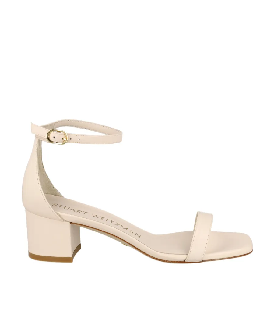 Stuart Weitzman Open Toe Block Heel Sandals